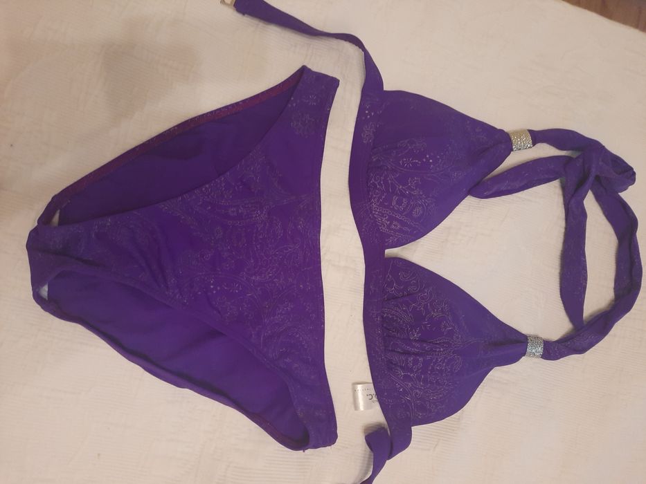 Купальник роздільний жіночій. Фіолетовий. Розмір 46-48.