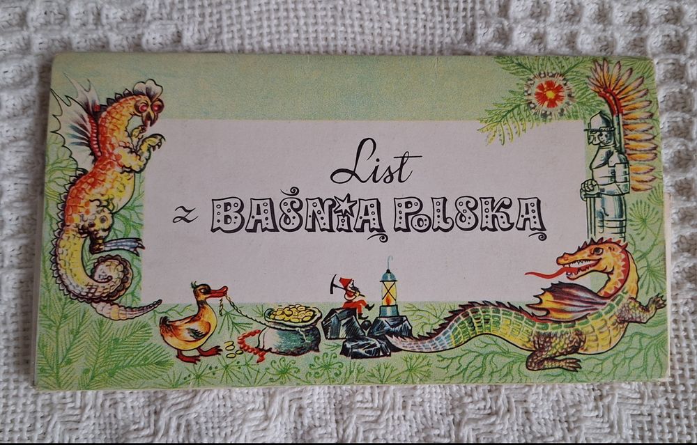 Papeteria z okolicznościowym nadrukiem z lat 80-tych.