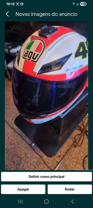 Capacete origgine valentino rossi  46.tamanho xs