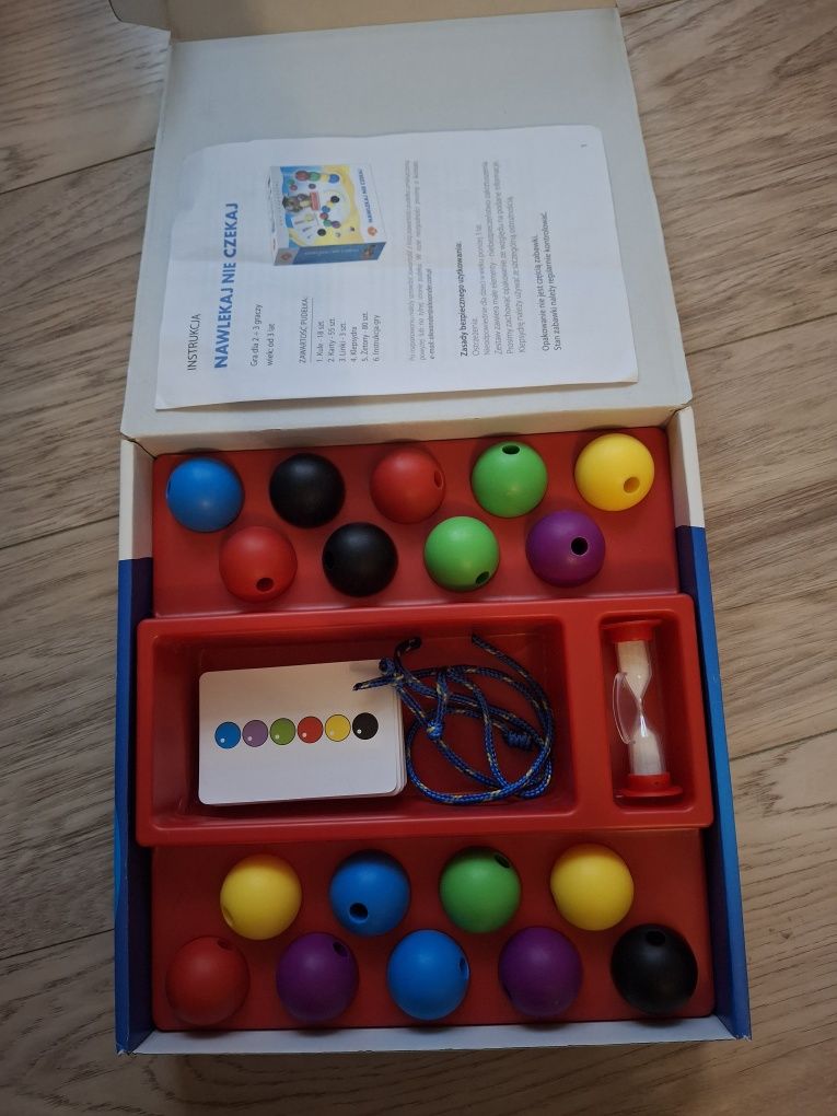 Nawlekaj nie czekaj Gra edukacyjna 3+