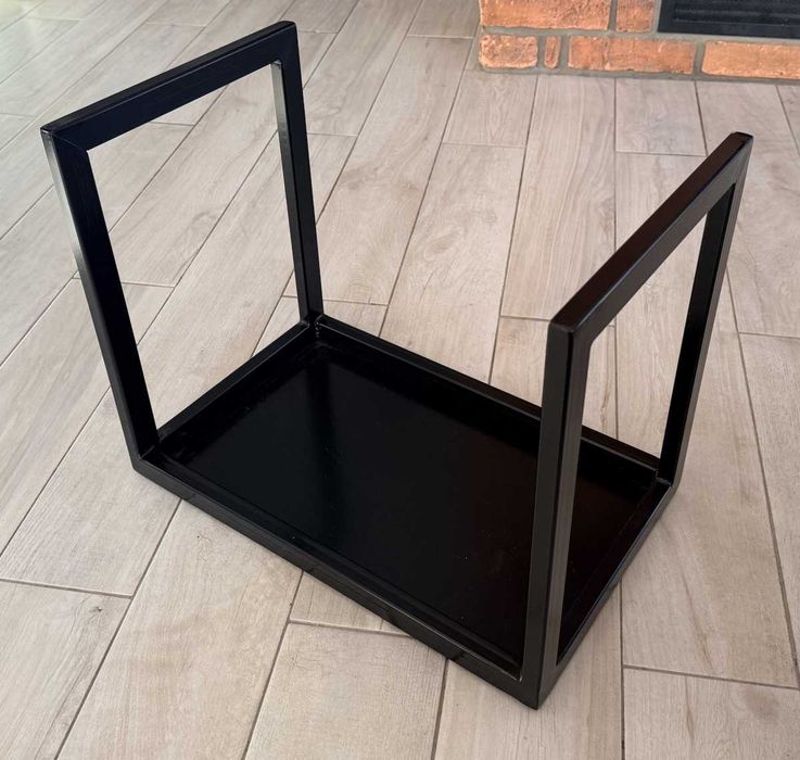 Metalowy kosz na drewno 50x30x40 cm