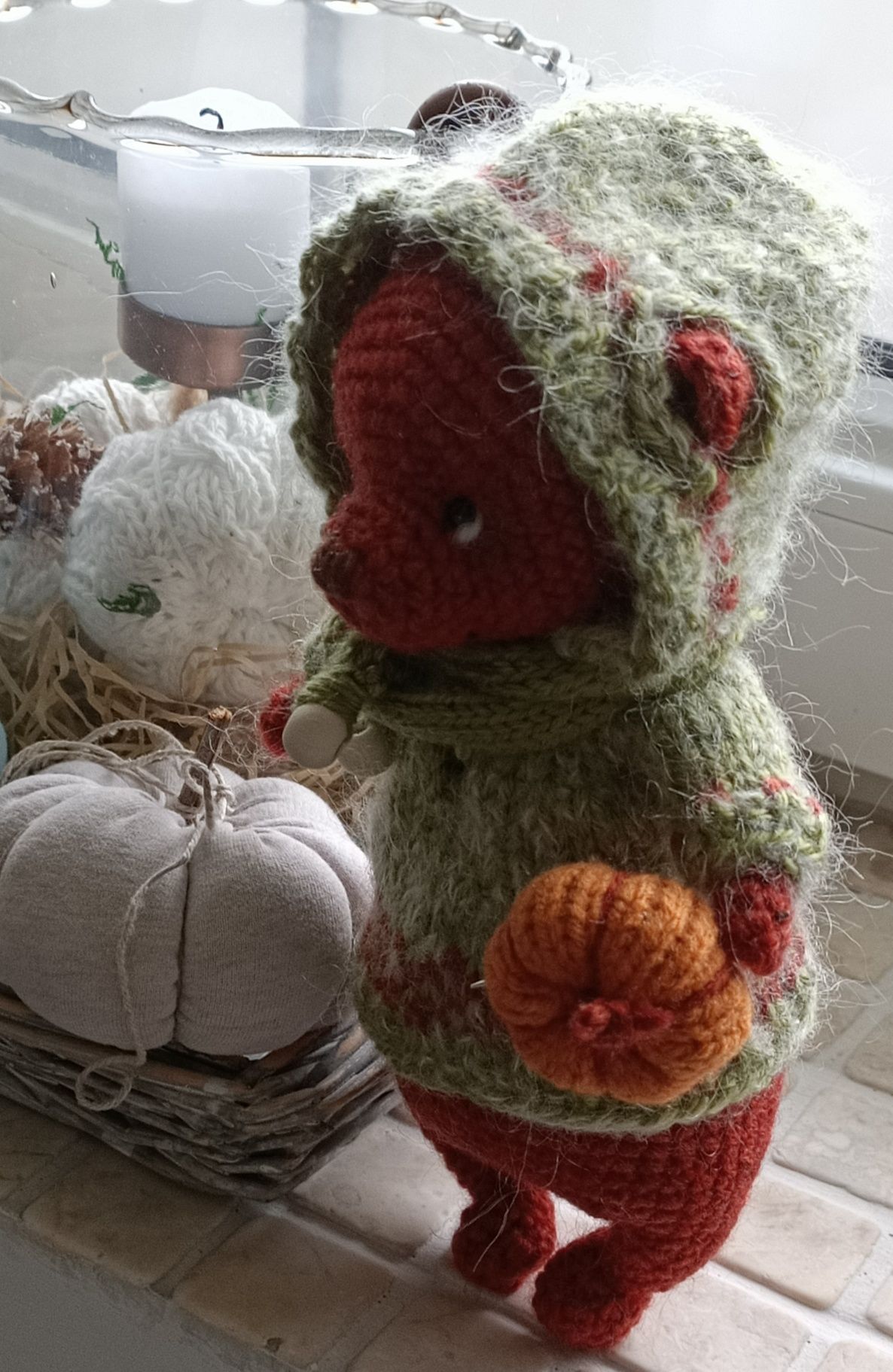 Śliczny miś amigurumi