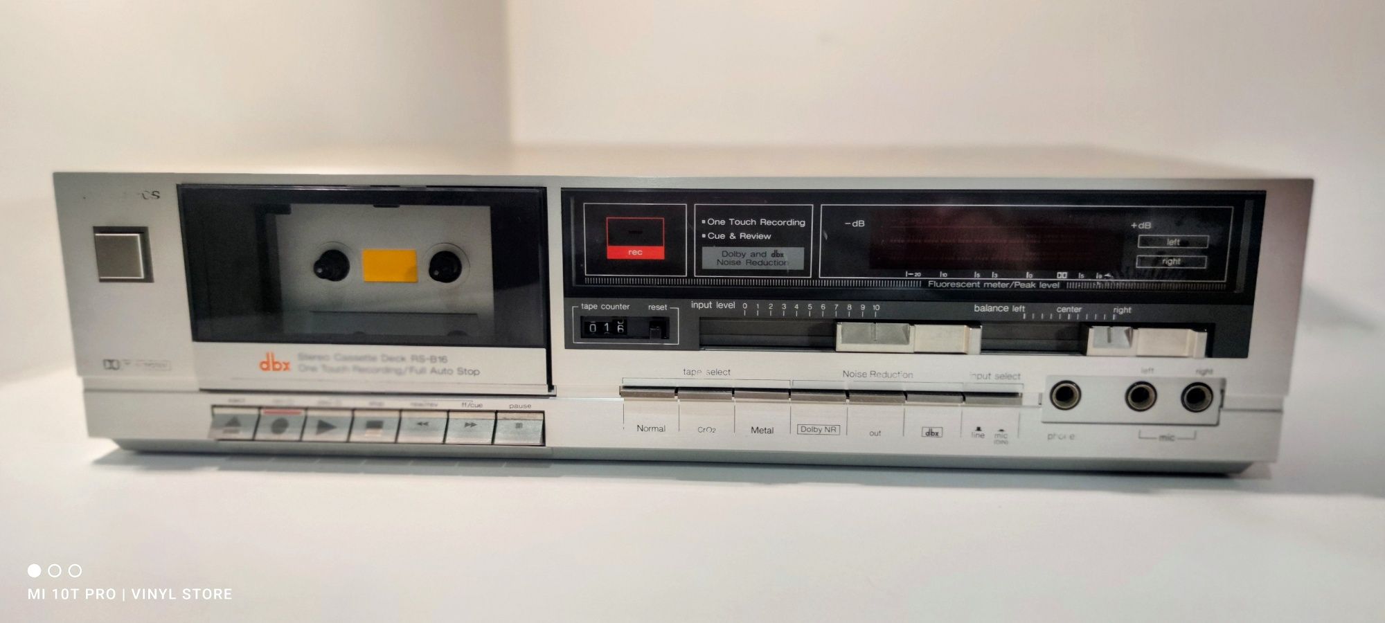 Technics RS-B16 Vintage Leitor Deck de Cassete Estéreo