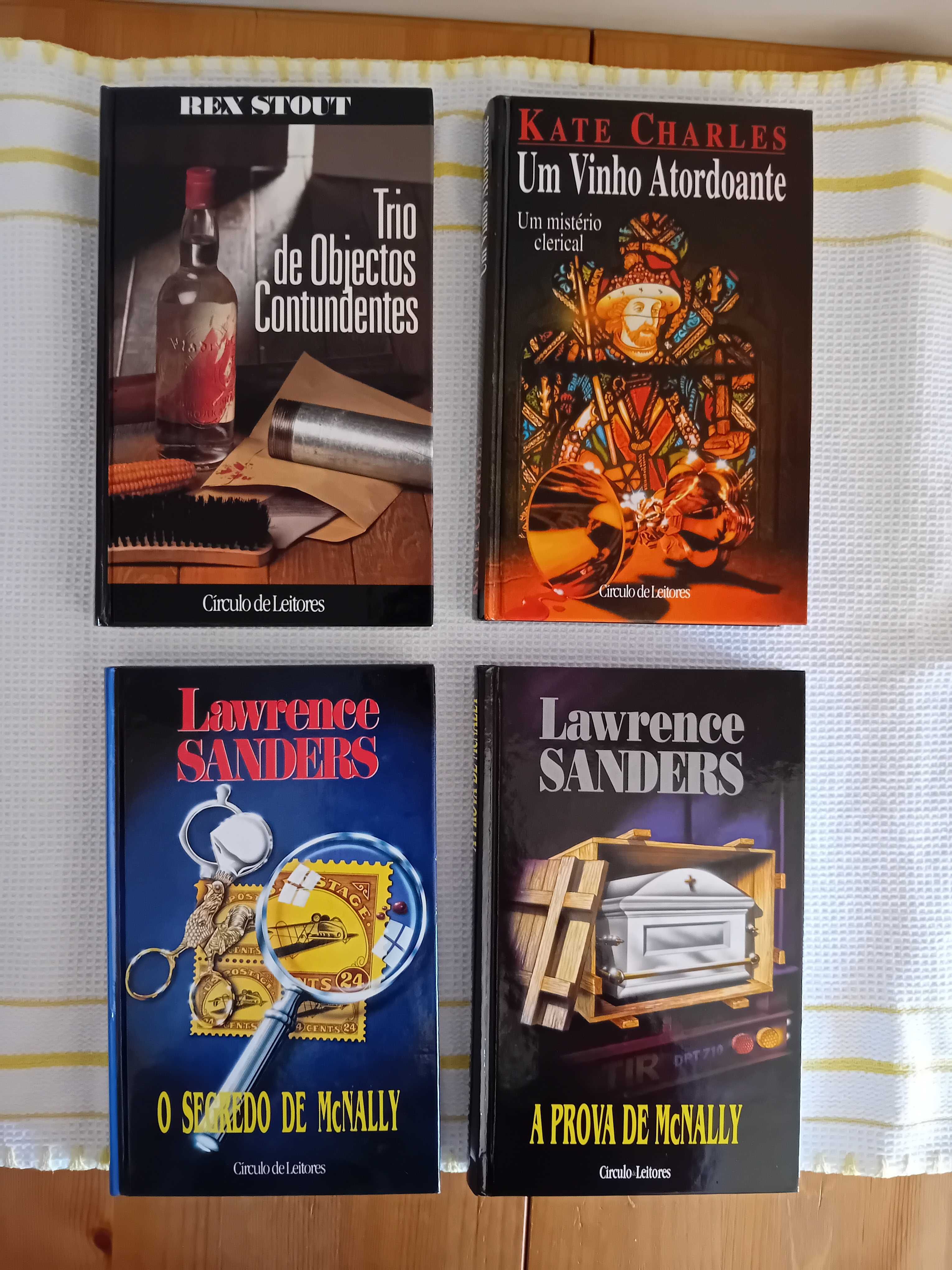 Livros Kate Charles/Rex Stout/Lawrence Sanders