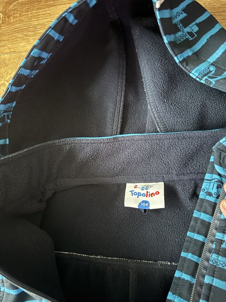 Kombinezon przejściowy - softshell chłopięcy 104