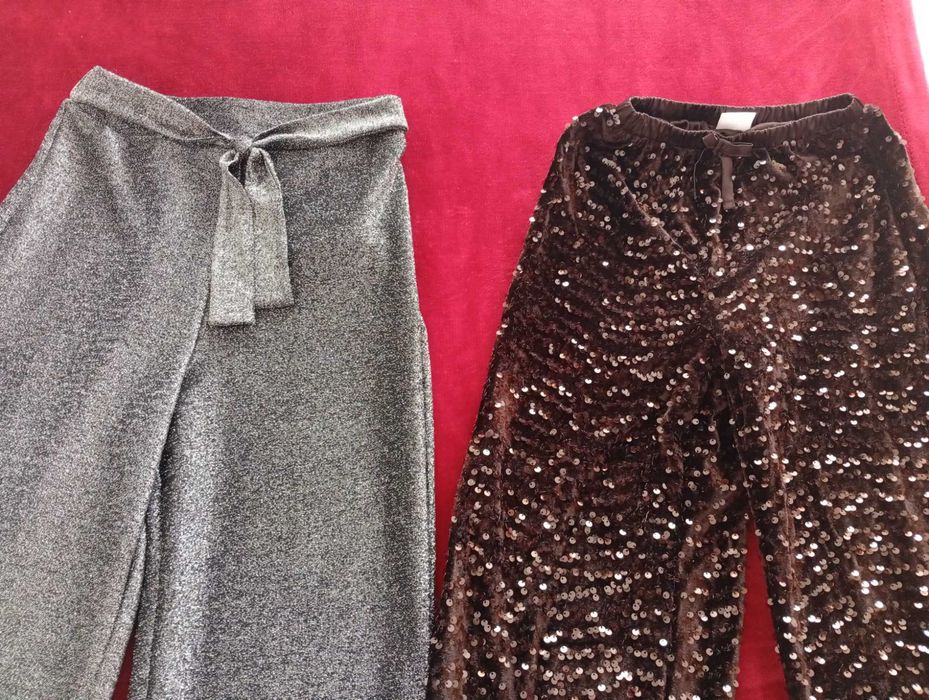 Calças de festa lindas