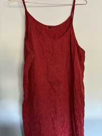 Sukienka na ramiączkach czerwona idealna na lato rozmiar uniwersalny