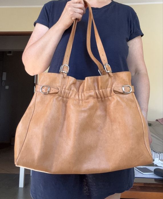 Torebka damska góralka skóra naturalna