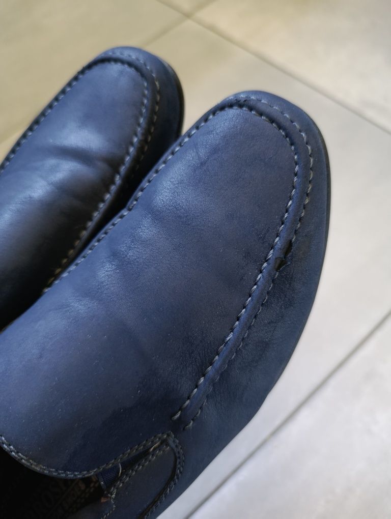 Męskie mokasyny espadryle 43