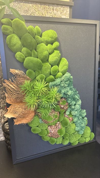 Obraz przestrzenny , ręczne wykonanie, spokój ,wystrój wnetrz