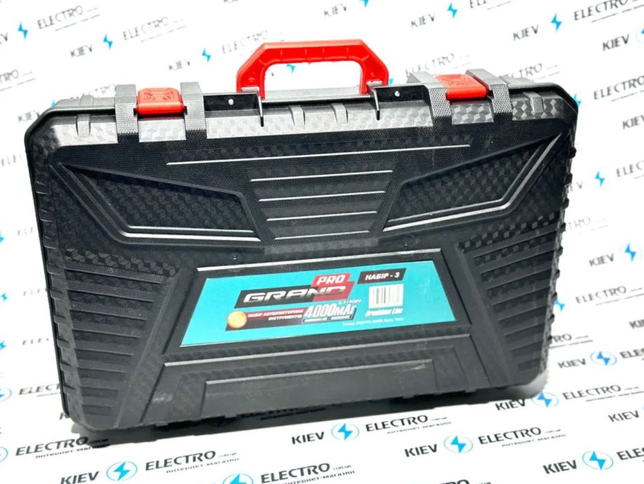 Набор GRAND №3 PROF Шуруповерт+Болгарка+Гайковерт (3в1)