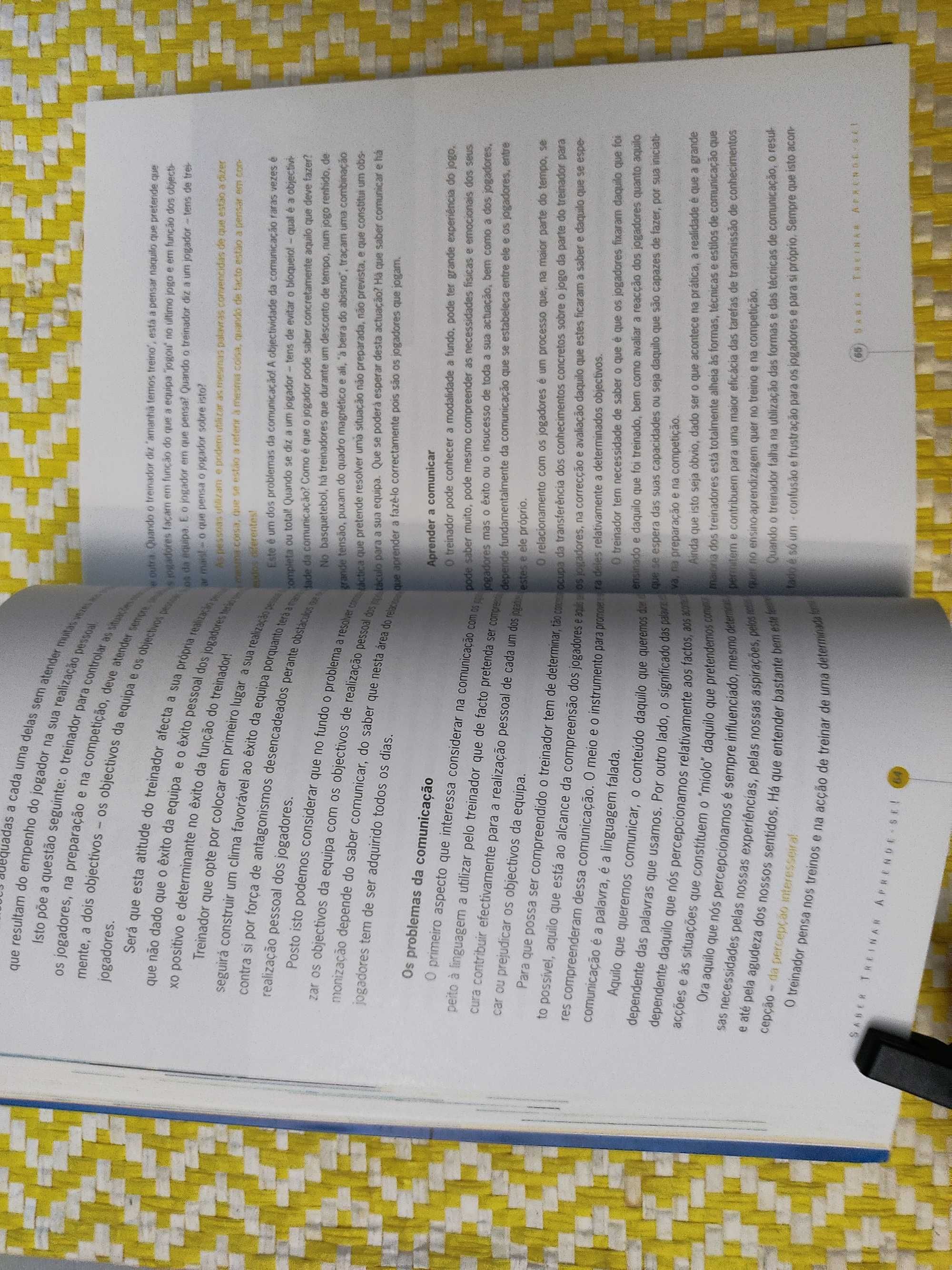 Saber treinar , aprende-se – 
Teotónio Lima