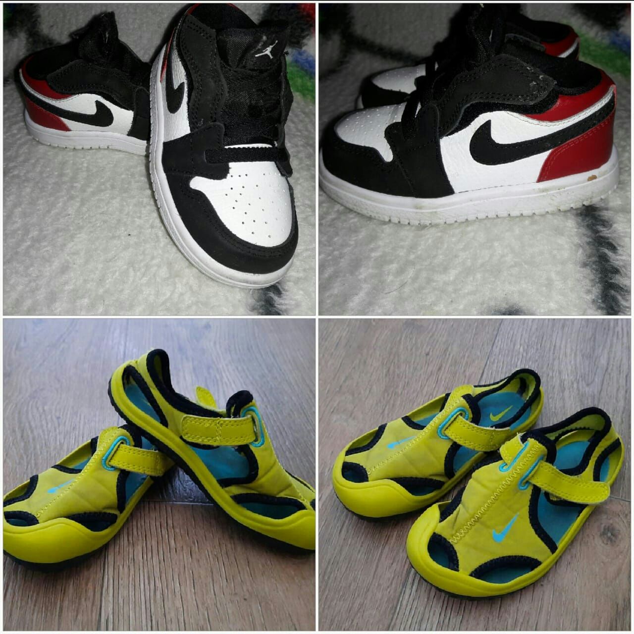 Детские кроссовки Nike Jordan.