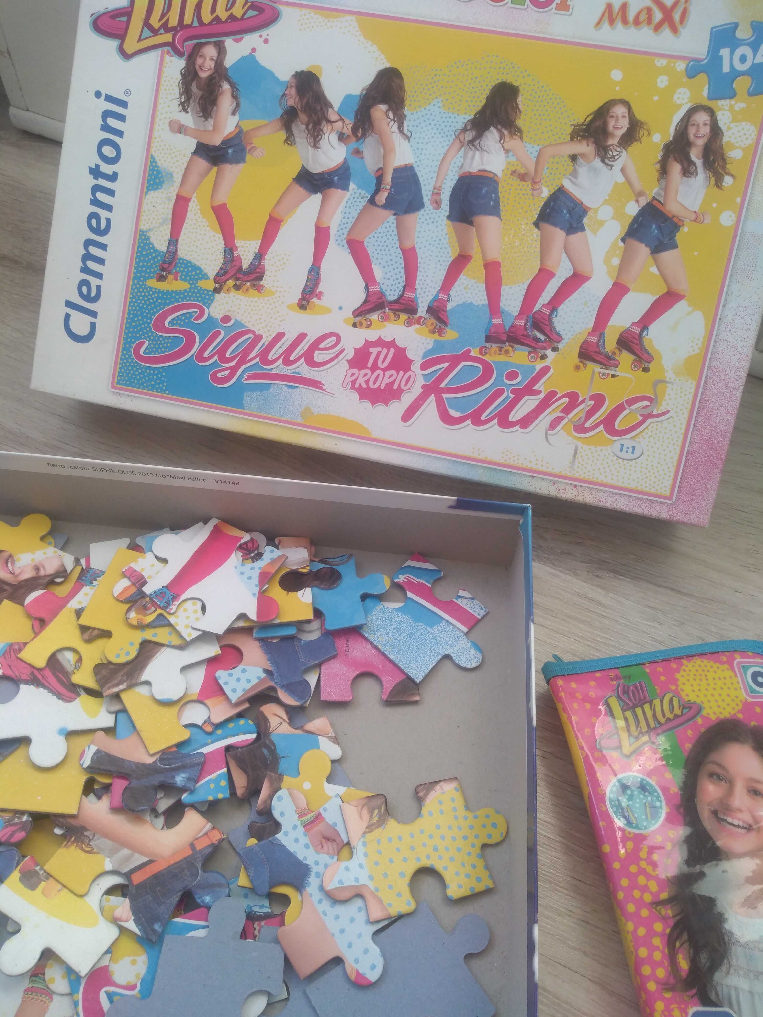 Soy Luna Puzzle clementoni, piórnik, worek na buty i kubek