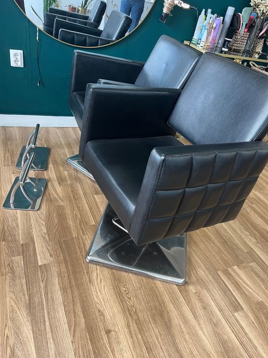 Cadeira hidráulica e laser para cabelo