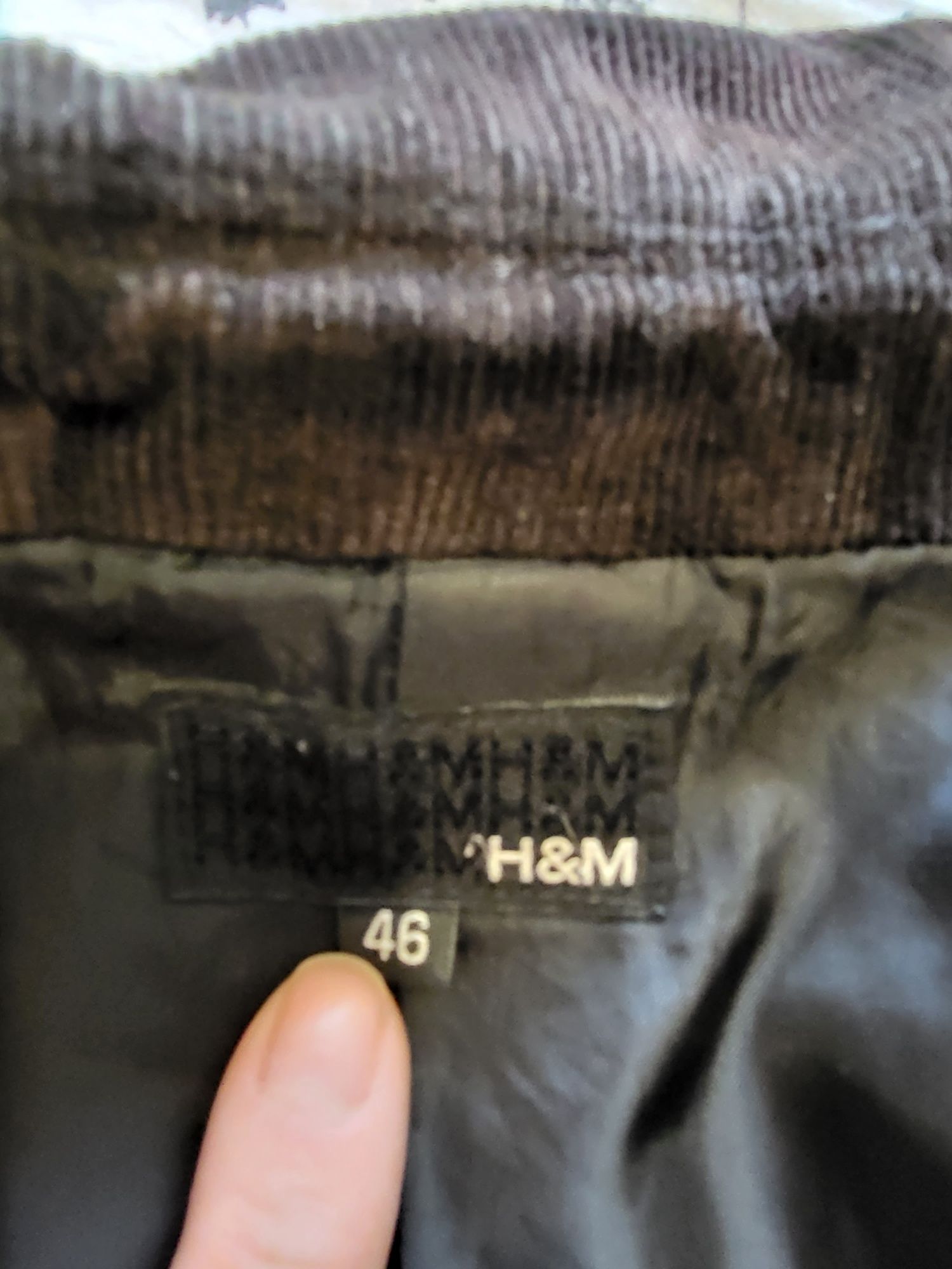 Marynarka sztruksowa firmy H&M