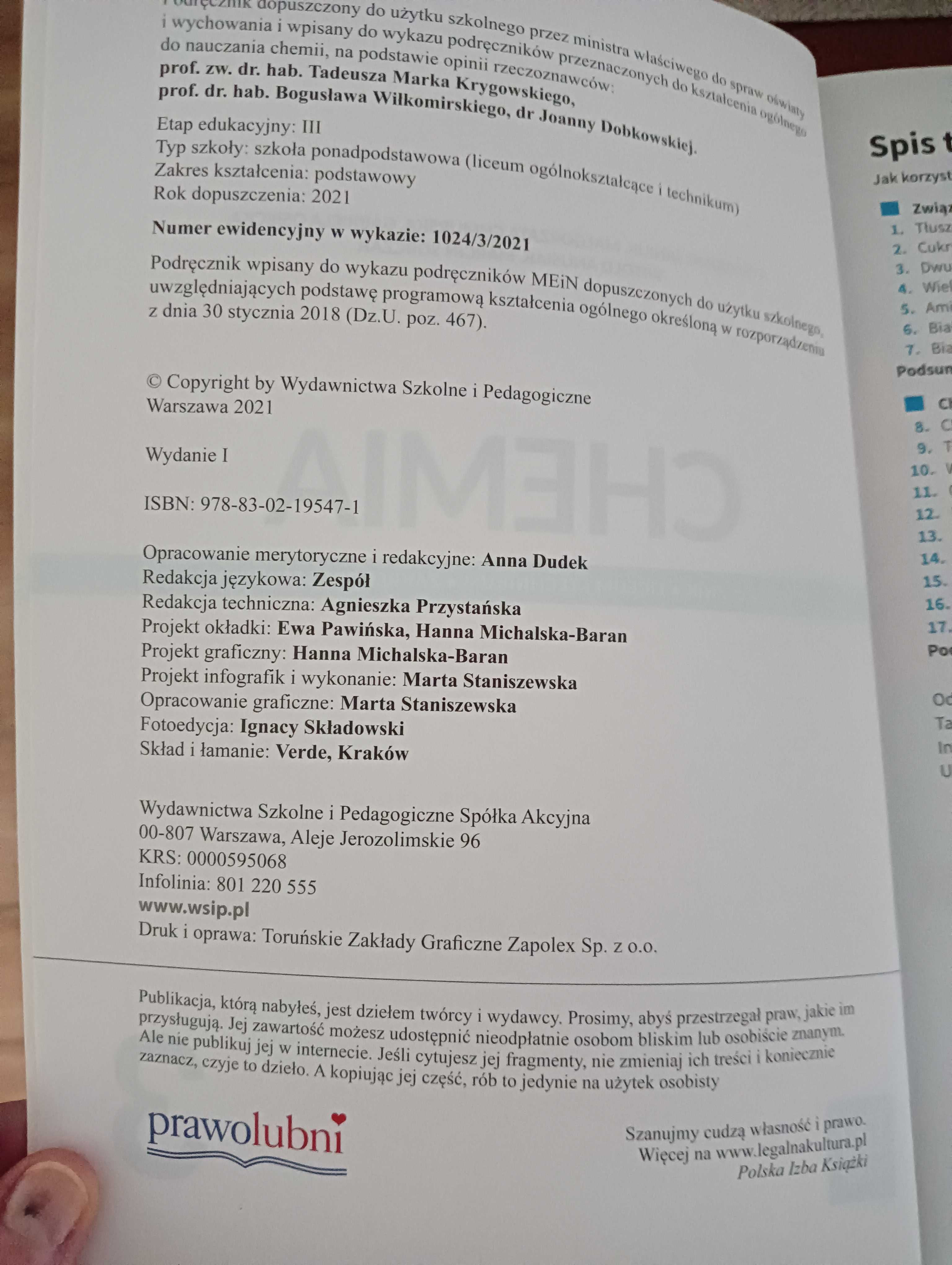 Podręcznik chemia 3 zakres podstawowy