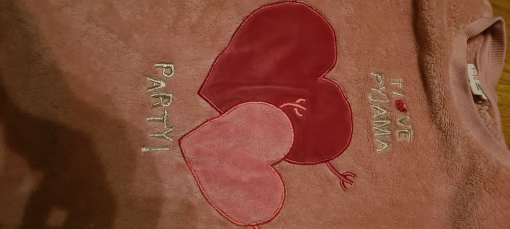 Pijama coralina menina 8/9 anos