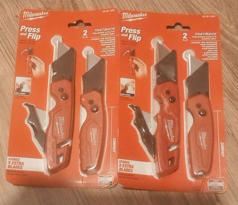 Sprzedam dwa zestawy noży Milwaukee