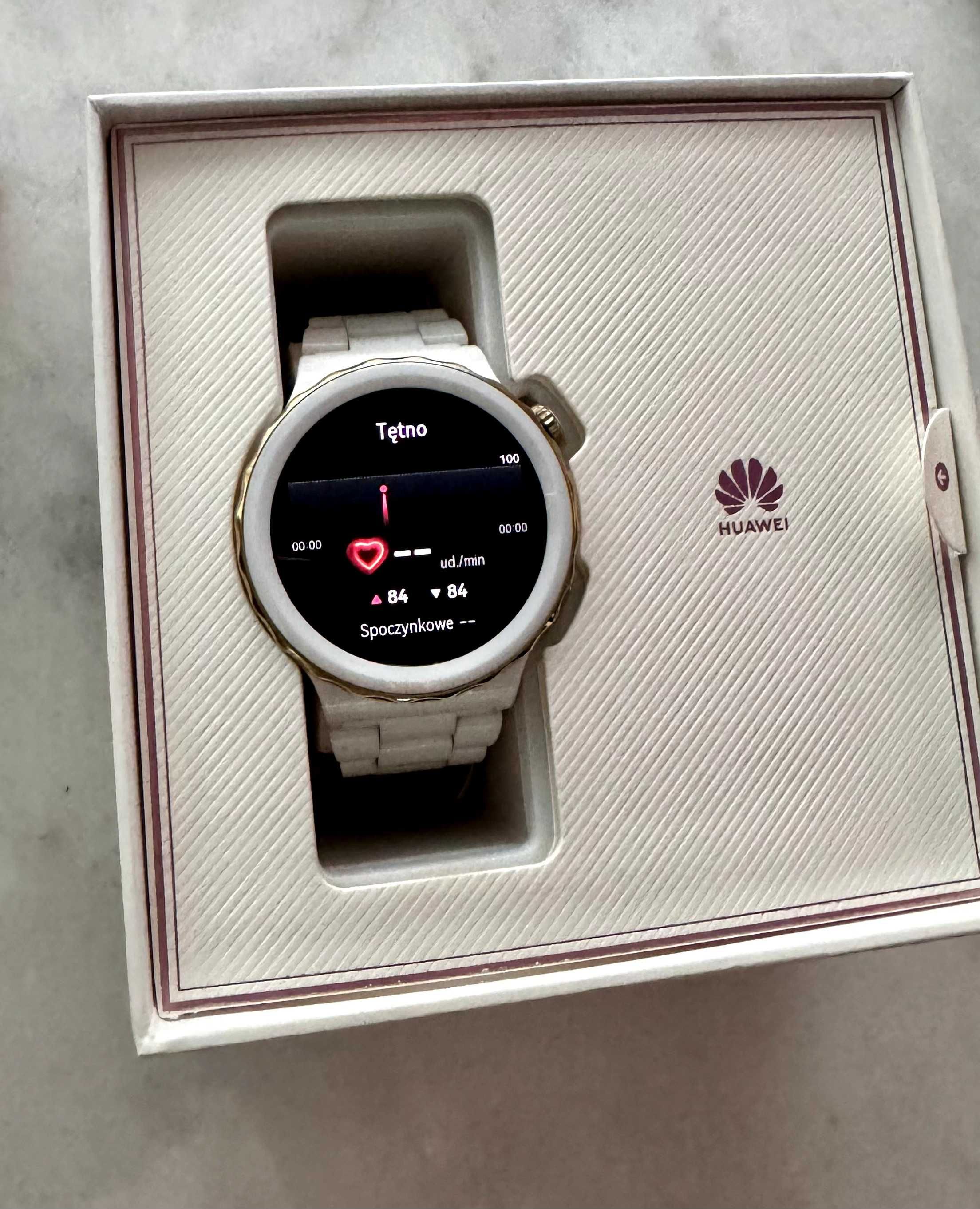 Smartwatch Huawei Watch GT 3 Pro Ceramic + pasek skórzany