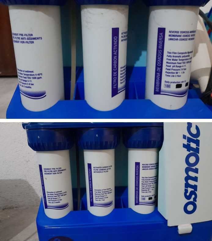 2 purificadores de água por osmose inversa + OFERTA 2 filtros