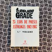 25 Anos de Poesia - Antologia 1962 a 1987 (autografado)-Fernando Grade