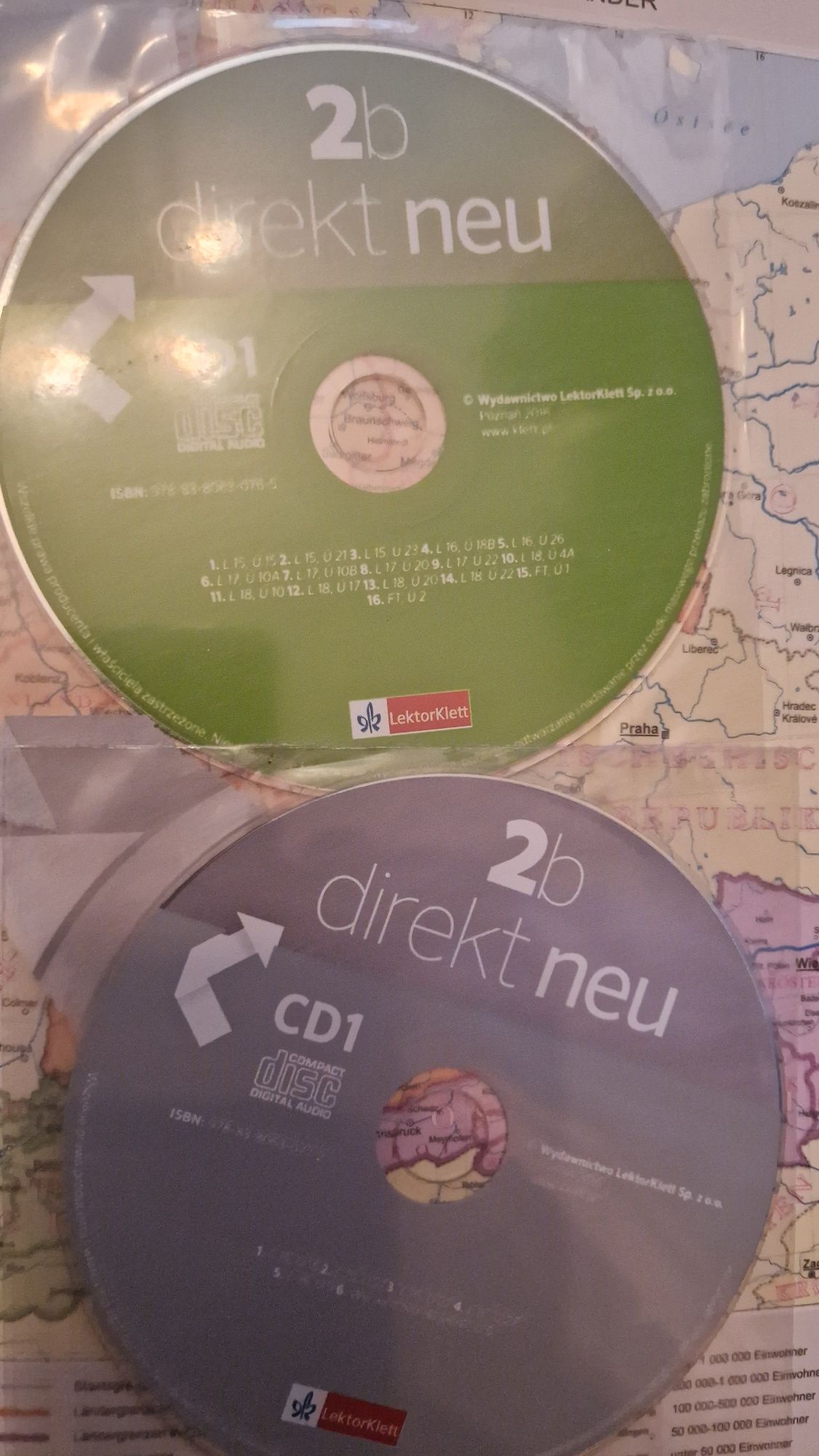 direkt neu,książki 2a,2b,3 oraz ćwieczenia 3 (czyste) ,wszystkie  z CD