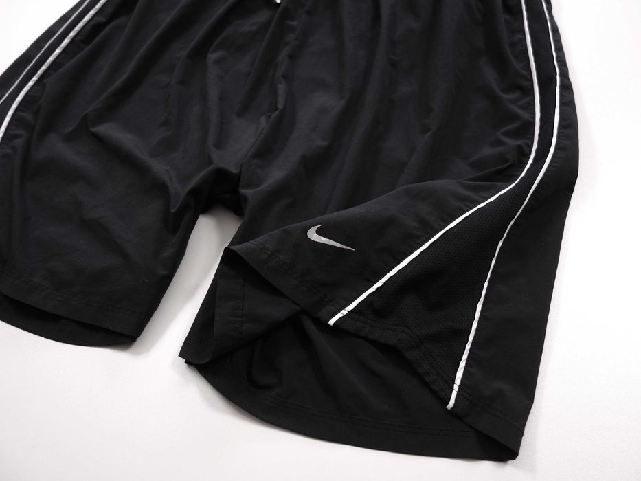 NIKE Running Athletic Dri-Fit Męskie Spodenki Szorty Czarne Rozmiar  L