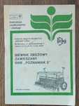 Instrukcja siewnik Poznaniak 3 S056