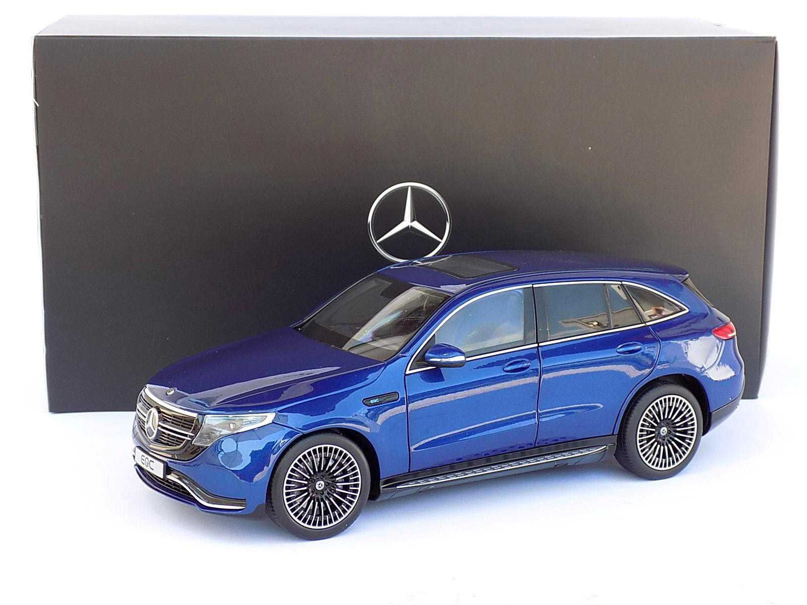 Model 1:18 NZG Mercedes-Benz EQC 4matic (N293) 2019 blue