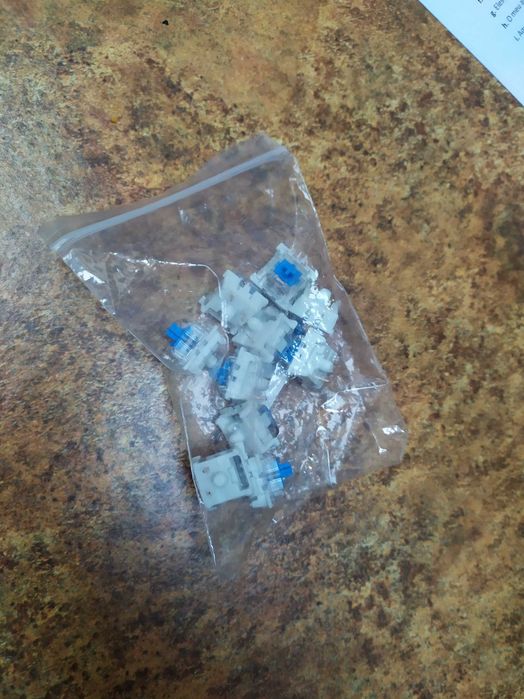 Switches keyboard Outemu blue novos