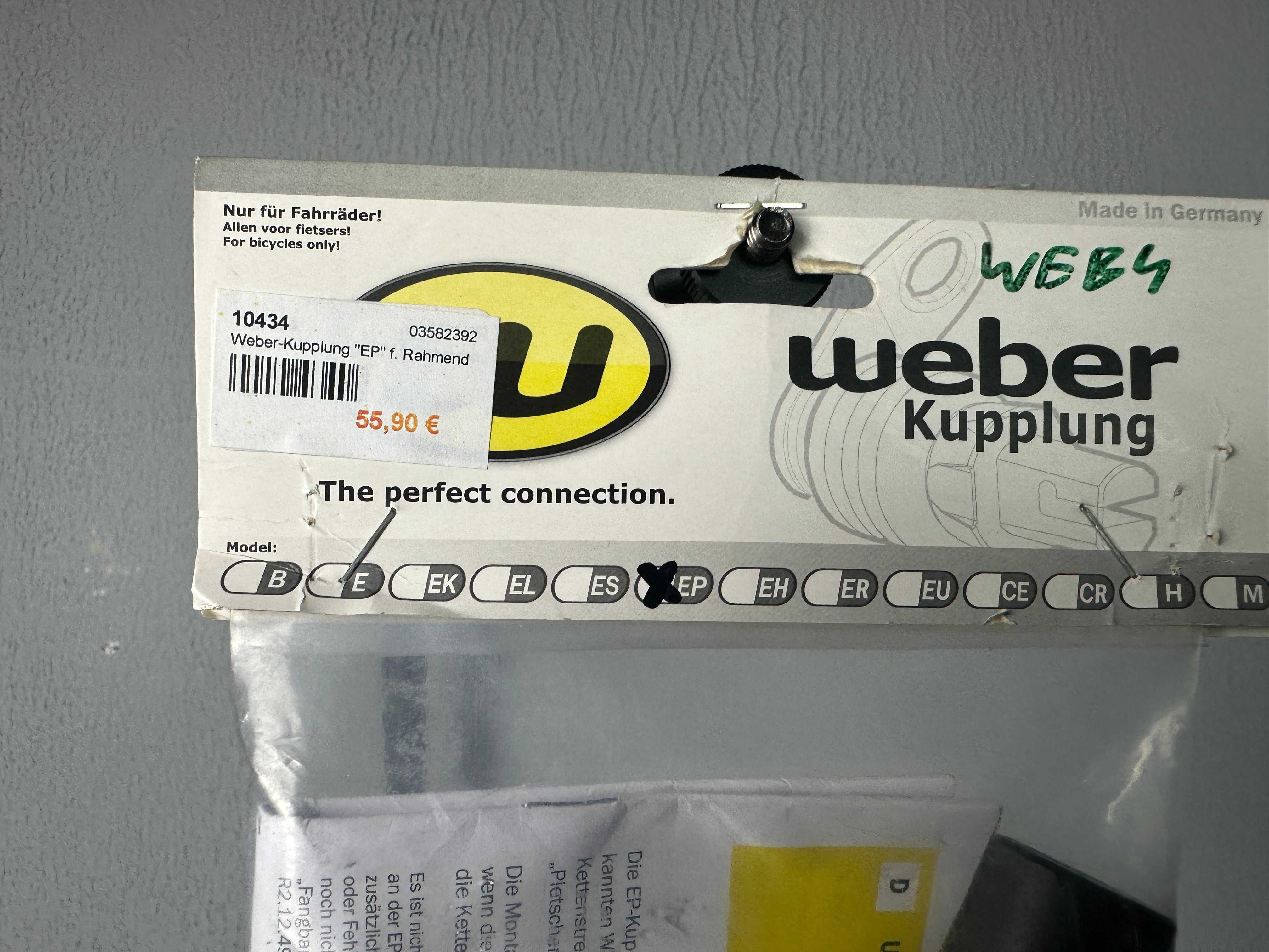 Zaczep do przyczepy rowerowej webber ^^