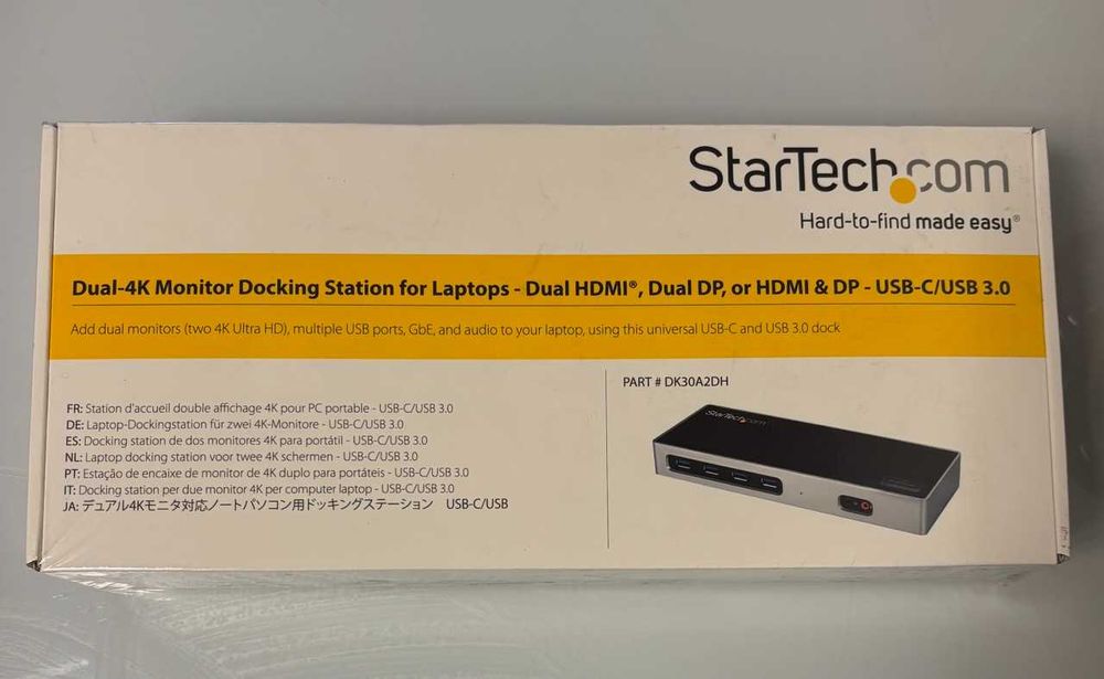 StarTech Stacja dokująca - USB-C - Dual 4K HDMI (DK30A2DH) - Nowa