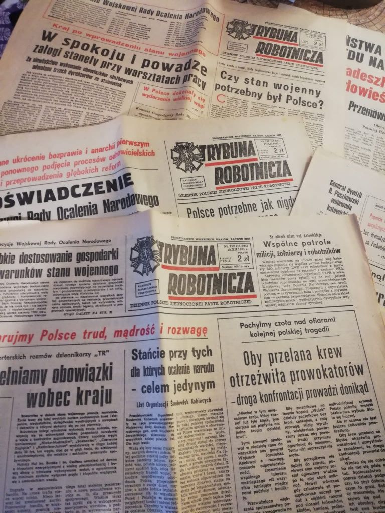 Gazeta Trybuna Robotnicza Grudzień 1981