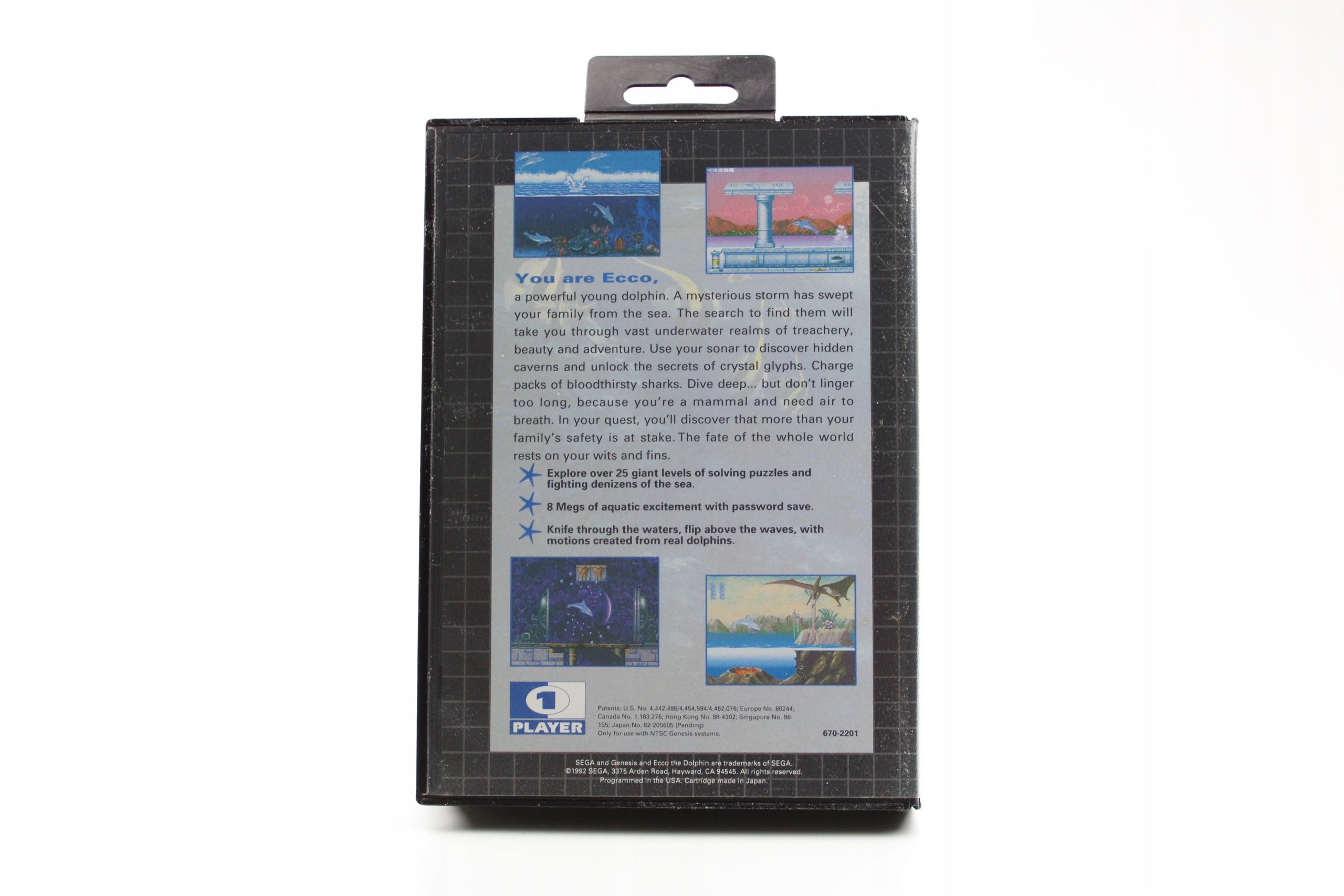 Ecco The Dolphin - Sega Mega Drive Smd Komplet