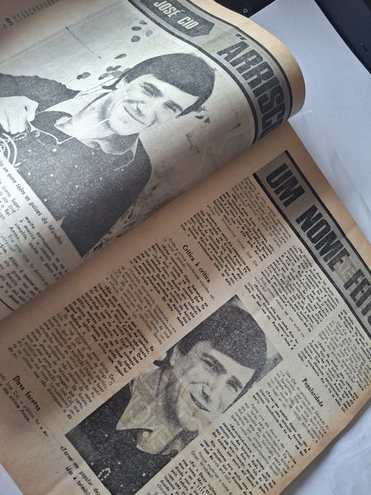 Revista radio televisão 1974 capa José Cid