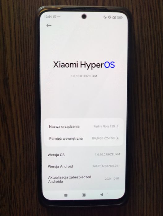 Xiaomi Redmi NOTE 12S stan idealny z paragonem