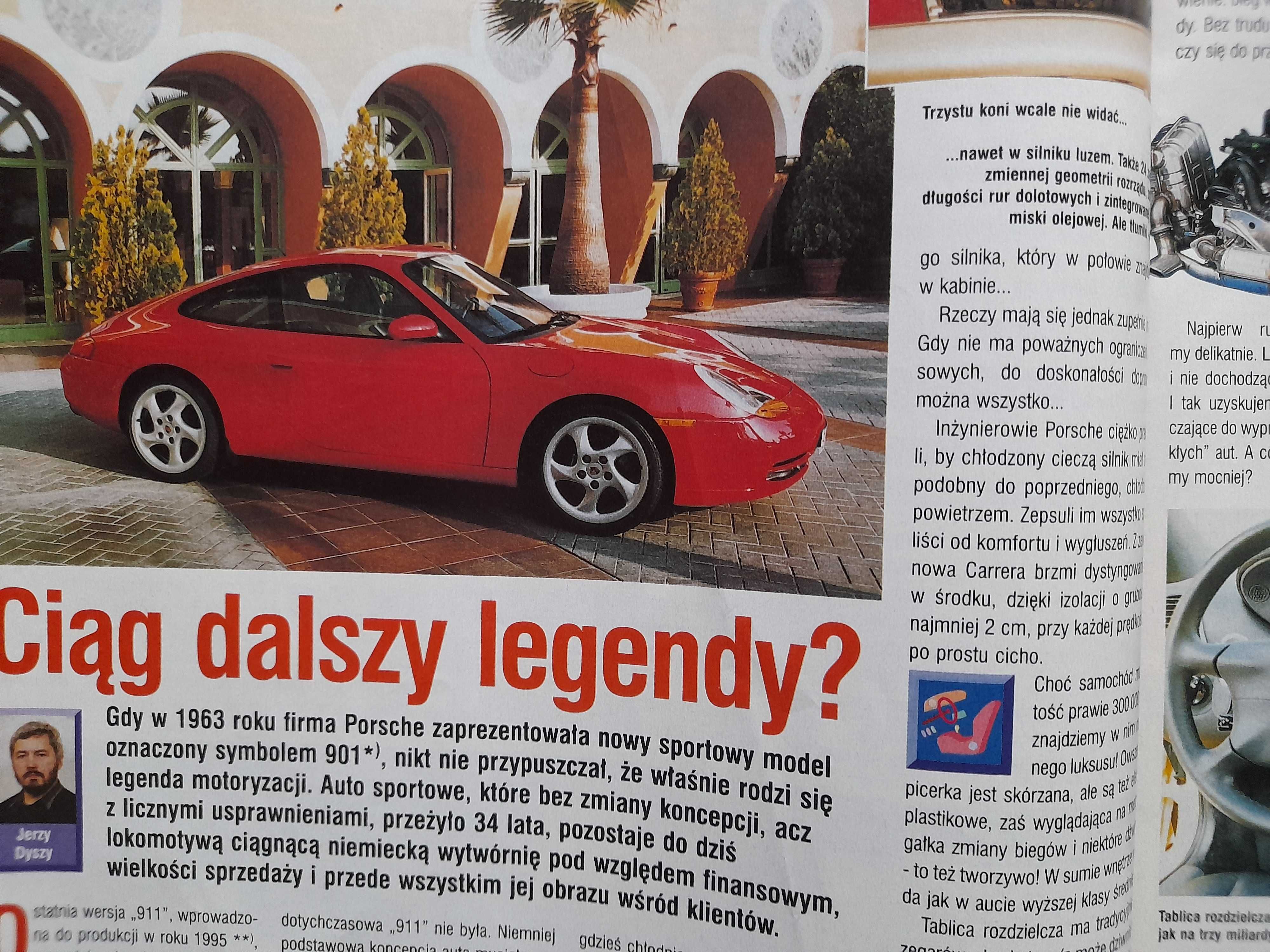 MOTOR Porsche 911, Fiat Siena, Lanos, Saxo, Lancia i in, rok 1997