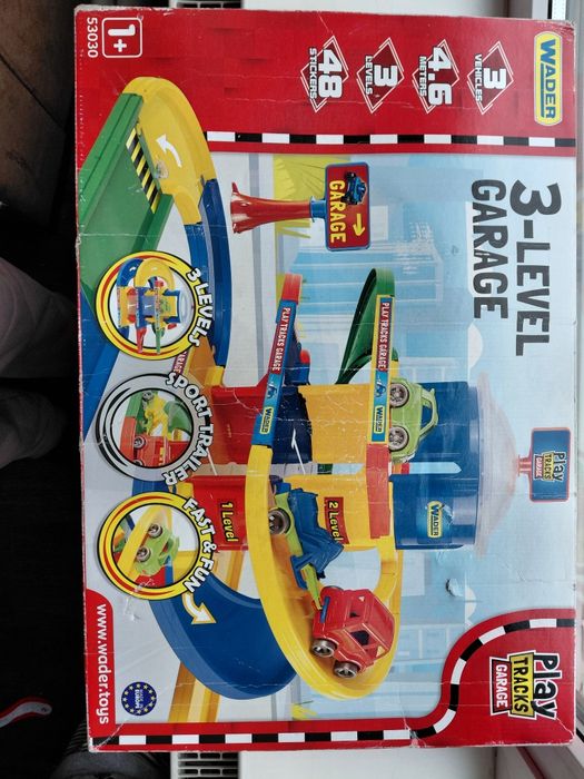 Детский игровой паркинг Гараж Wader tracks garage