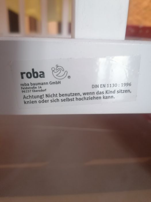 Łóżeczko roba dziecięce 4w1 z baldachimem zestaw