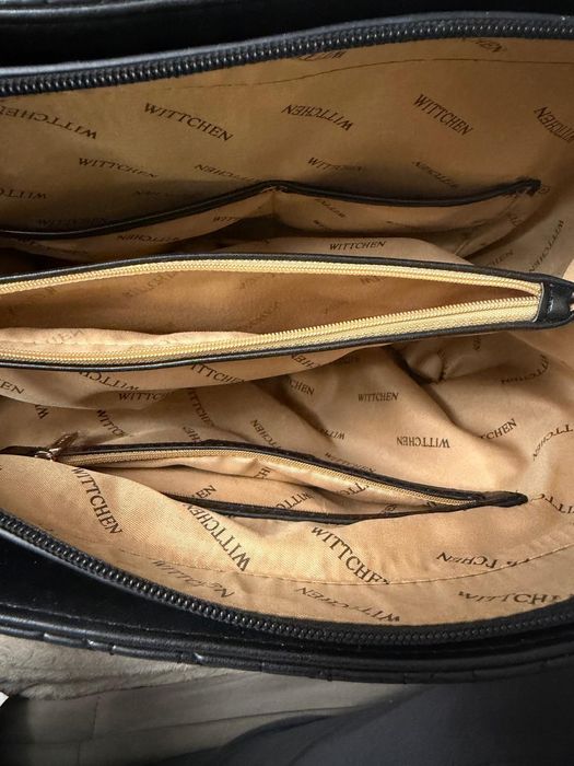 Czarna pikowana torebka na ramię Wittchen