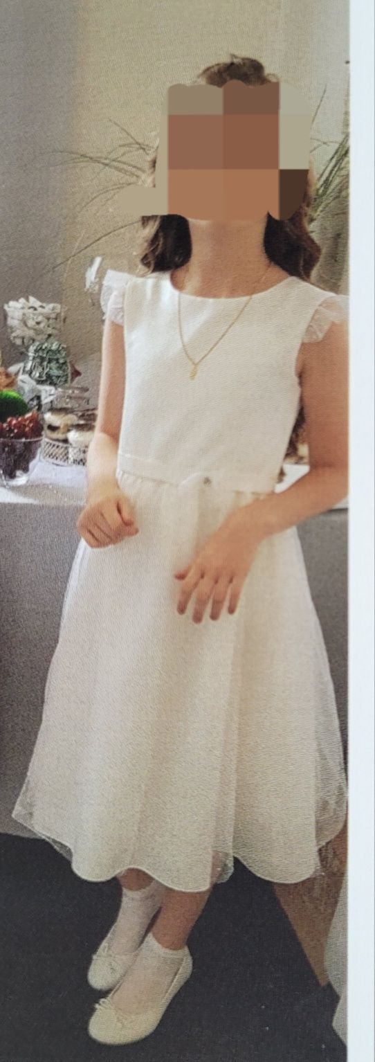 Kinga Falkiewicz śliczna sukienka komunia wesele 140cm.