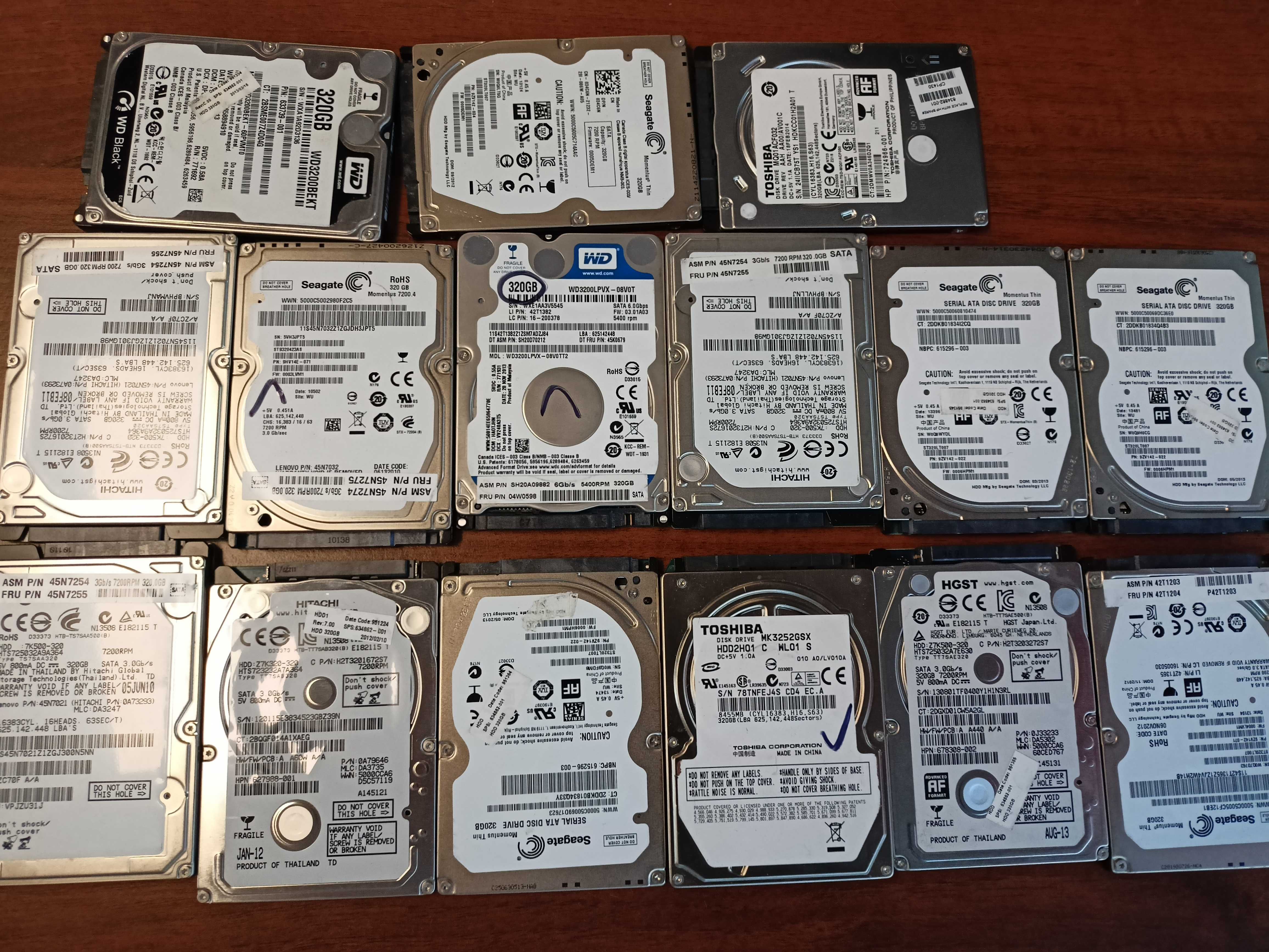 Używany dysk HDD SATA III 2,5" 320gb sprawne Faktura Vat 23%