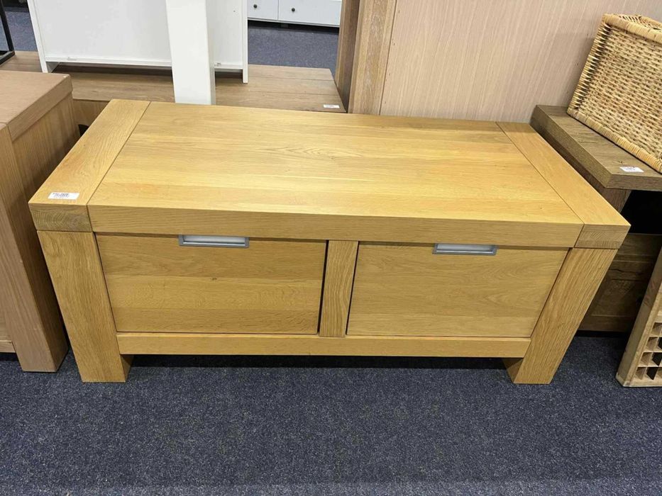 Szafka RTV komoda drewniana dębowa niska holenderska prosta FV DOWÓZ