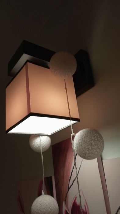 Wyprzedaż/okazja zestaw lampa wisząca plus kinkiet