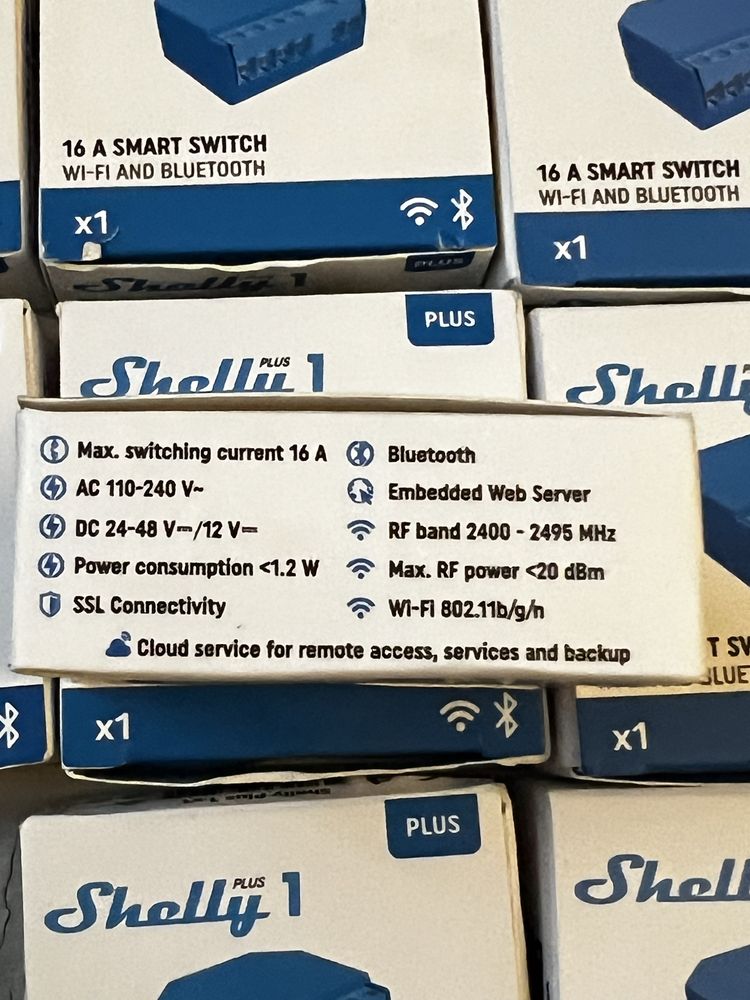 Shelly Plus 1 WIFI inteligentny sterownik bezpotencjalowy(16sztuk)#9