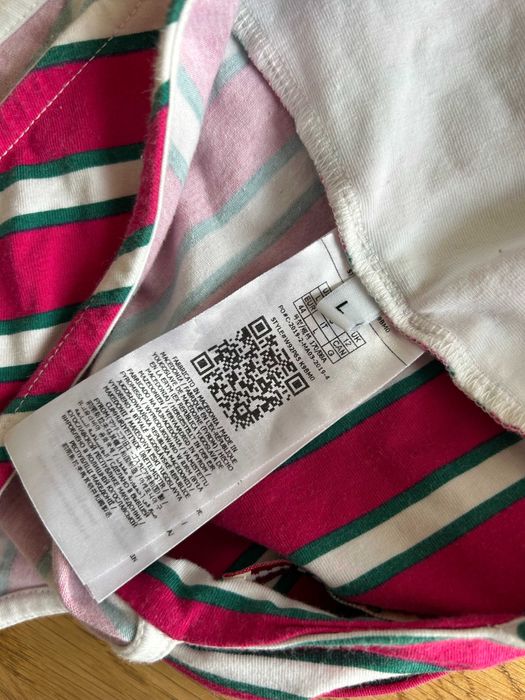 Top bluzka na ramiączkach Guess w paski rozmiar L