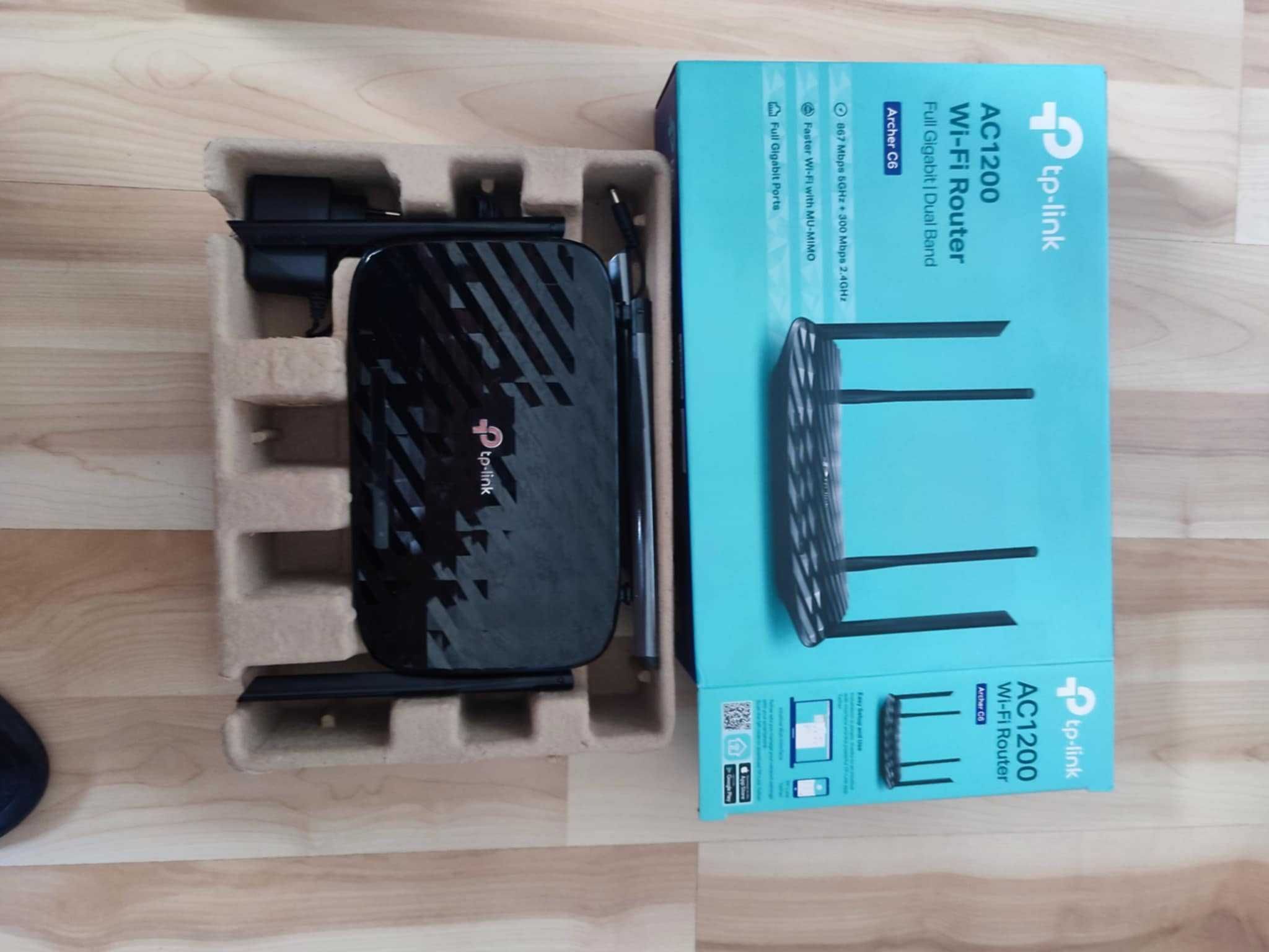 Router TP-Link Archer C6 AC1200 2,4 GHz  i 5 GHz, MU-MIMO, OneMesh