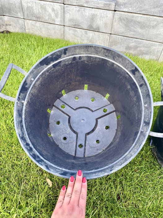 Doniczki produkcyjne XXL duże z uchwytami