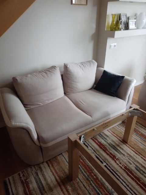 Rozkładana sofa + 2 fotele